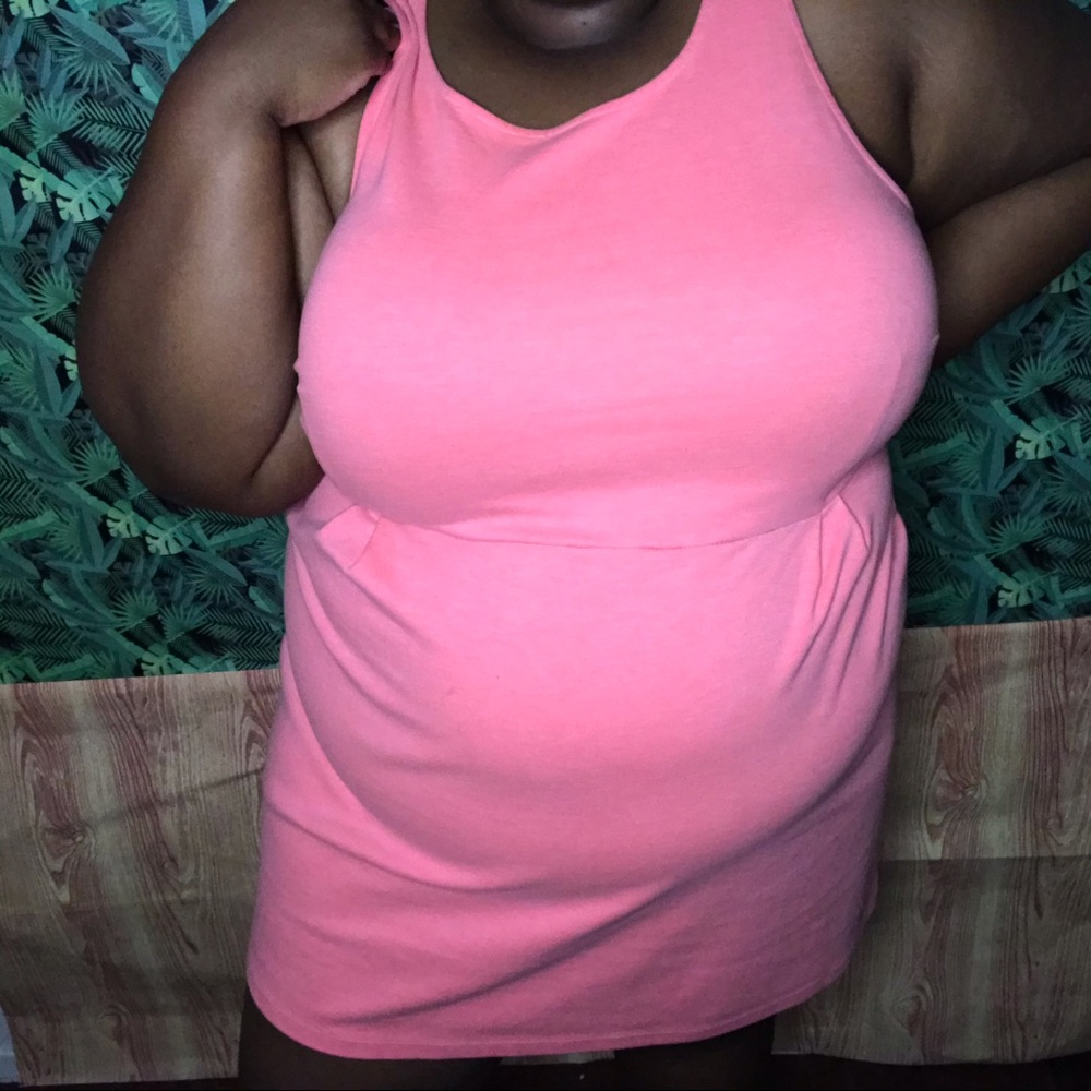 Pretty Pink Plus Size Dress